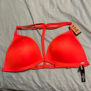 Pink Gym to Swim orange swim top🥰❣️